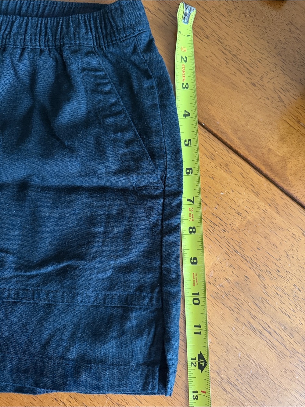 Universal Thread Black Linen Elastic Casual Shorts - Picture 7 of 7